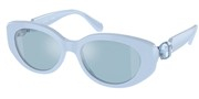 Selecteer om een bril te kopen of de foto te vergroten, Swarovski Eyewear 0SK6002-1006N1.